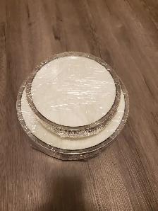 MIKASA CHINA PLATE SET,8 SMALL & 8 LARGE,LIKE NEW,MIKSOL,BONE