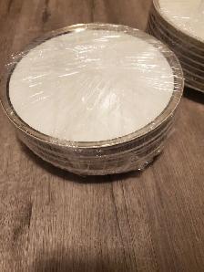 MIKASA CHINA PLATE SET,8 SMALL & 8 LARGE,LIKE NEW,MIKSOL,BONE - Photo 3
