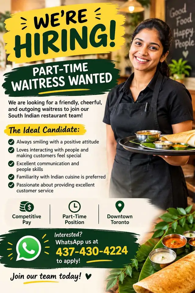 Hiring Waitress