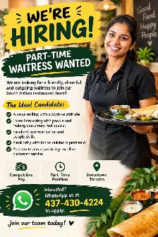Hiring Waitress