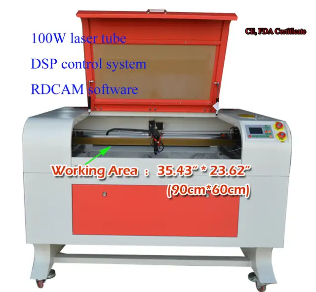 100W 6090 Co2 Laser Engraver Machine Precision 130067