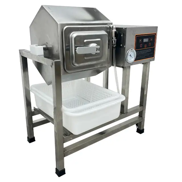 110V Vacuum Pump Meat Vegetable Tumbler Marinator Kitchen170108