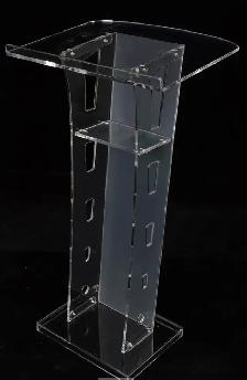 Modern Clear Acrylic Podium Plexiglass Church Pulpit 220395 - Photo 4