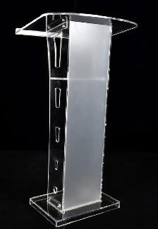 Modern Clear Acrylic Podium Plexiglass Church Pulpit 220395 - Photo 7