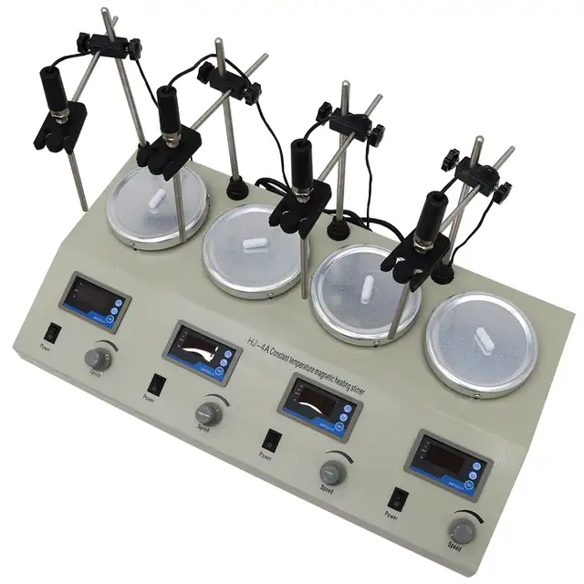 4 Heads Multi unit Digital Thermostatic Magnetic Stirrer 210054