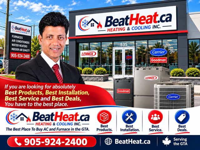 Carrier Lennox Goodman Furnace with installation starting from