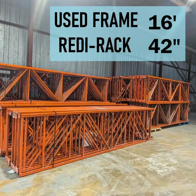 16 ft Tall USED pallet racking Pallet Rack