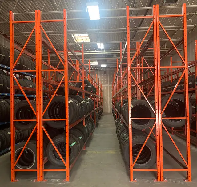 24" Deep tire racking / storage rack - Redirack type