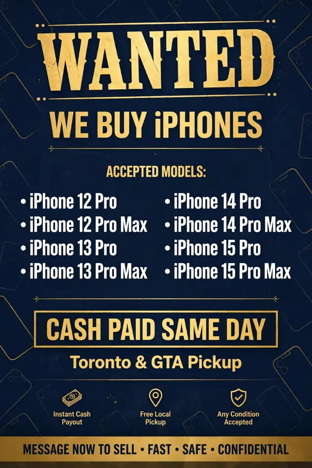 Sell Your iPhone 16 Pro Max / 17 Pro — I Pay Cash Now