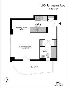 Bachelor suite, Jameson and Queen - ID 1239 - Photo 8