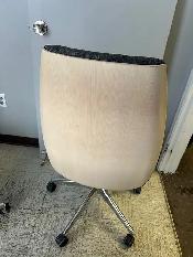 Clamshell High Back Armless Chair – Comfortable & Sleek | $150 - Photo 3