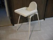 IKEA High Chair with Tray, Like New - Photo 3