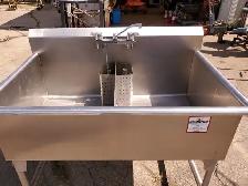 DOUBLE HEAVY DUTY OLD SCHOOL STAINLESS STEEL SINK - Photo 5