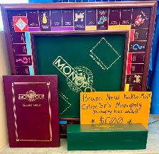 BRAND NEW Monopoly Complete Franklin Mint Collectors Edition
