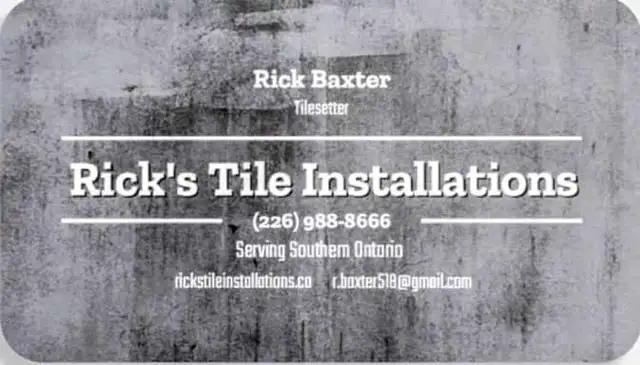 Renovation/Tile Availability