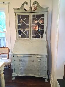 Antique Secretary Cabinet - Photo 4