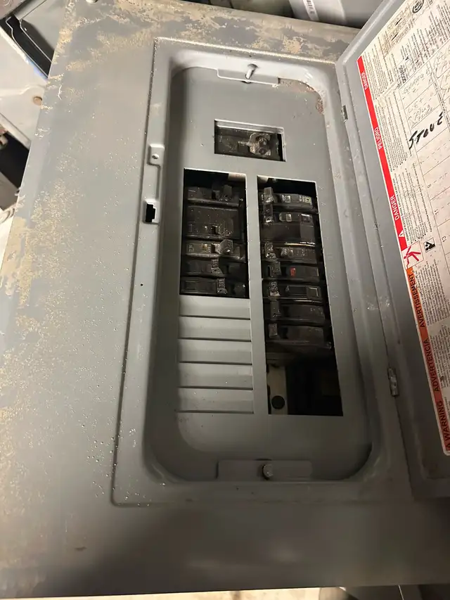 Square D panel box and breakers