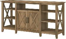 Bush Furniture Key West Tall TV Stand for 65' tv Model KWV160RC