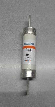 1 FUSIBLE 100 AMPERES 240VOLT TIME DELAY DUAL-ELEMENT TR100R - Photo 2