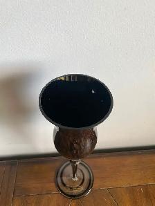 Tall black wine glass - Photo 3
