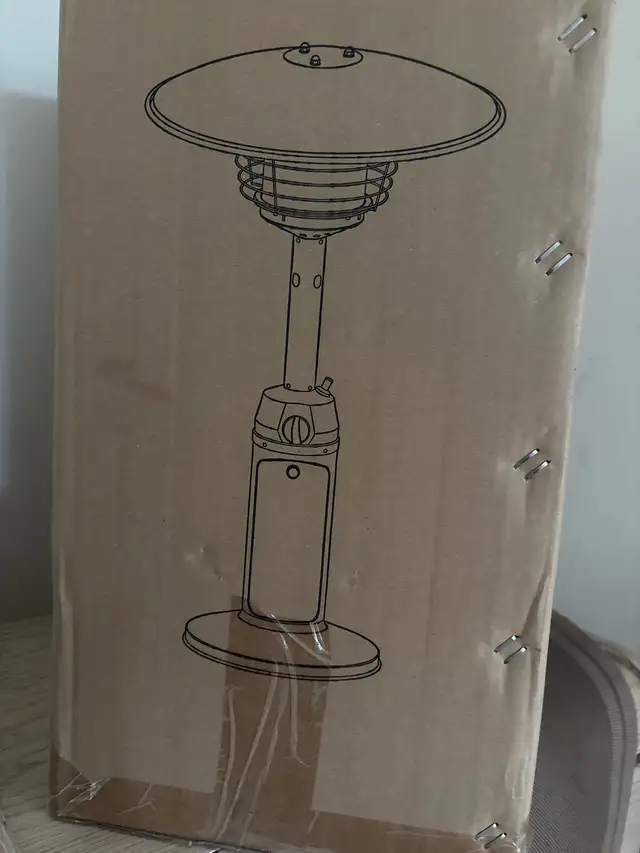 New tabletop patio heater