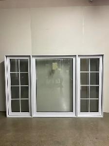 11079BP Fenêtre Battant PVC Blanc 3 sect 2 ouvr 82 1/2 x 53