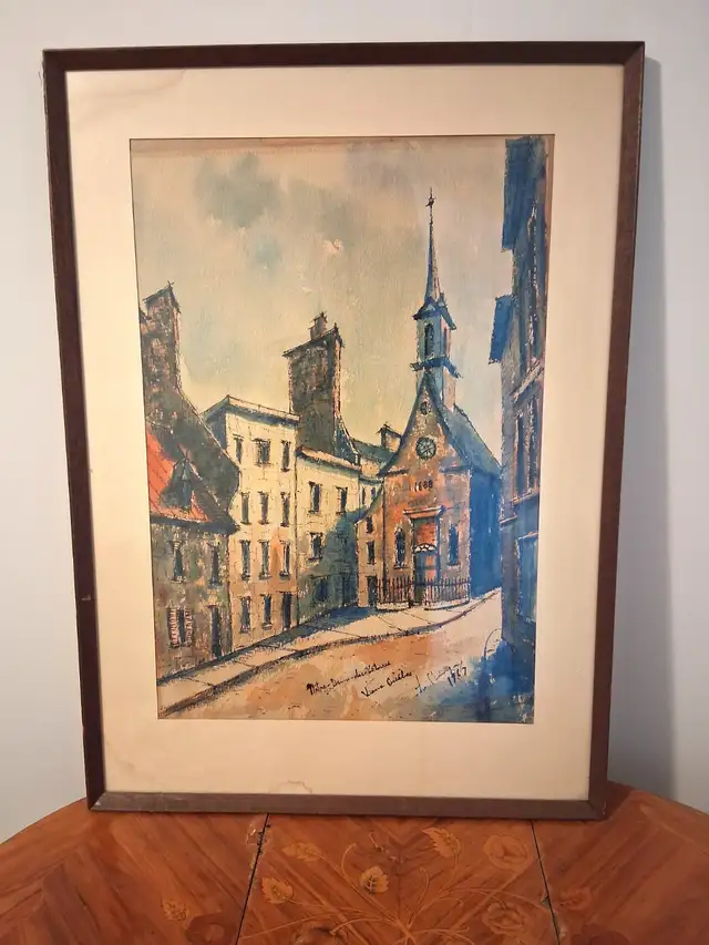 Vintage Old World Print