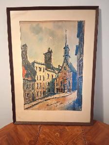 Vintage Old World Print