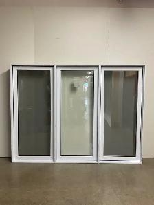 11075BP Fenêtre Battant PVC Blanc 3 sect 2 ouvr 79 1/2 x 59 1/2