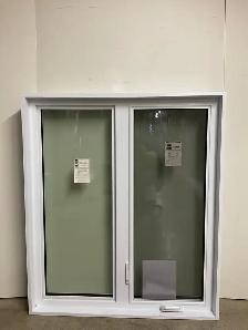 11080BP Fenêtre Battant PVC Blanc 2 sect 1 ouvr 47 x 54 1/2 - Photo 2