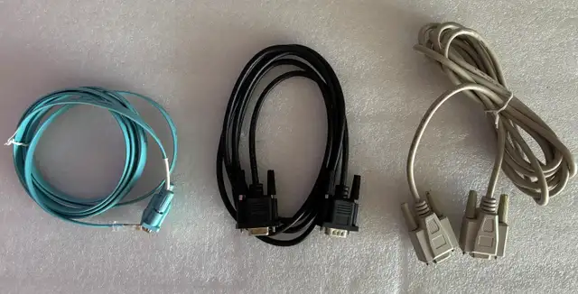 Assorted Serial DB9 & Cisco Console Rollover Cables $5 each