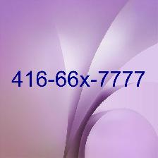 Prestige phone number for sale 416-66x-7777
