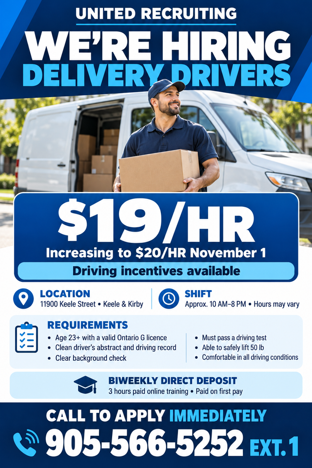 Hiring G Glass Drivers