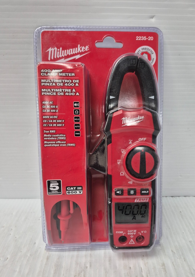 (N9750086) Milwaukee 2235-20 Clamp Multi Meter