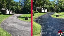 Driveway Sealing,  Driveway Repairs, Crack Sealing, Oil-Based