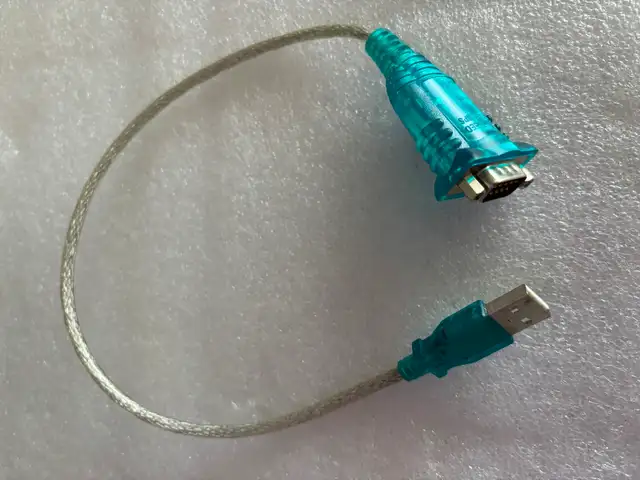 USB to RS-232 Serial DB9 Male Adapter Cable High Speed 1.0 Mbps