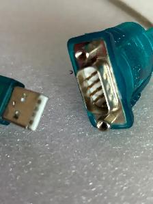USB to RS-232 Serial DB9 Male Adapter Cable High Speed 1.0 Mbps - Photo 2