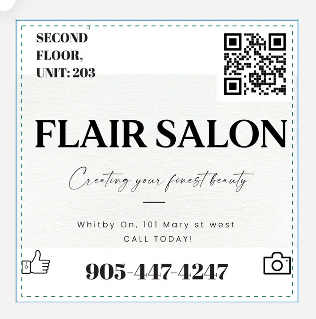 salon room for rent