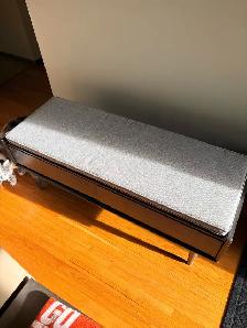 FREE bench with cushion and drawers