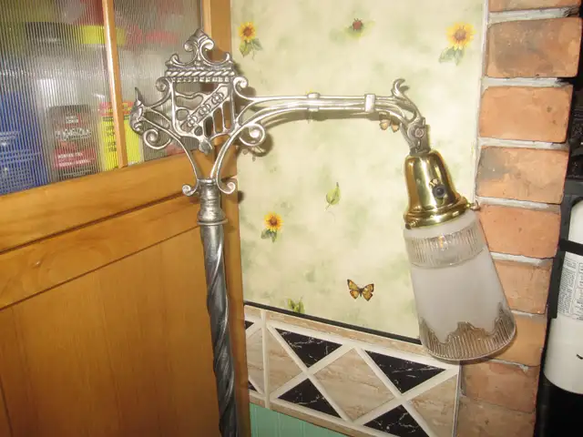BRIDGE LAMP FLOOR LAMP,ALL GUN STOCK BARE METAL AS ORIGINAL