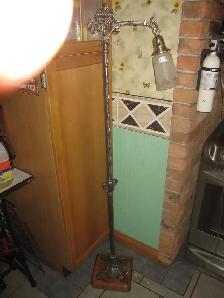 BRIDGE LAMP FLOOR LAMP,ALL GUN STOCK BARE METAL AS ORIGINAL - Photo 3