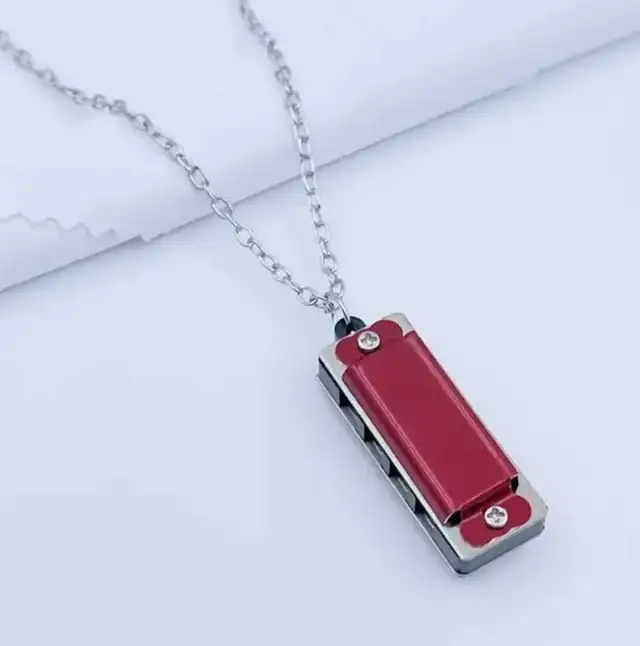 Mini Harmonica Necklace
