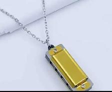 Mini Harmonica Necklace - Photo 2