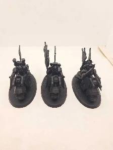 Warhammer 40k Dark Angels Ravenwing Black Knights Primed Black