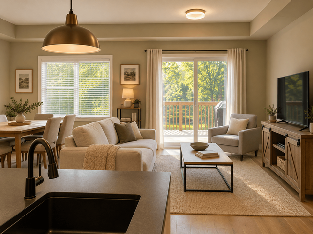 Modern 2-Bedroom Main Floor | Garage Parking, Laundry & Balcony