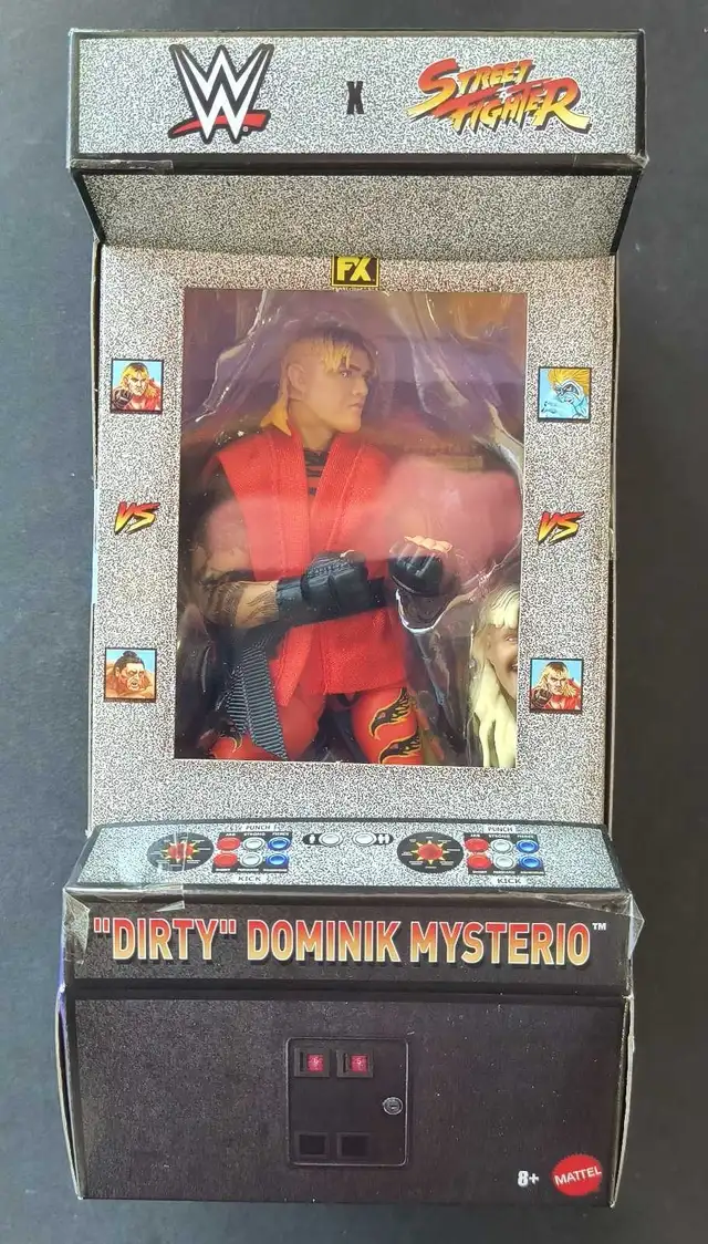 NEW WWE x STREET FIGHTER DIRTY DOMINIK MYSTERIO