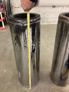 Wood Stove Insulated Pipes 8 Inch