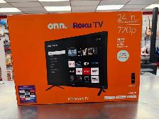 Téléviseur Smart TV 24' Onn. Roku TV HD 720p