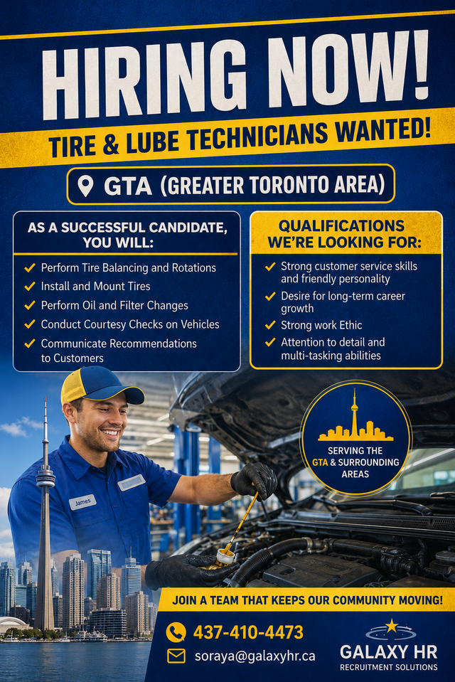 Tire & Lube Techs