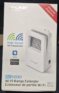 TP-LINK AC1200 WI-FI RANGE EXTENDER RE350K – TESTED – $25 OBO